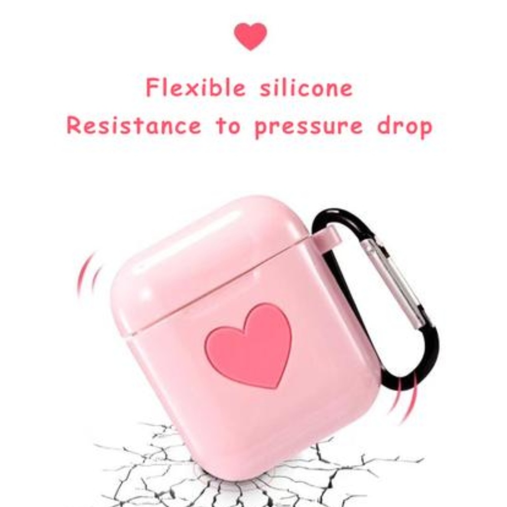 cute heart airpods protective cases - Picture 2 of 8